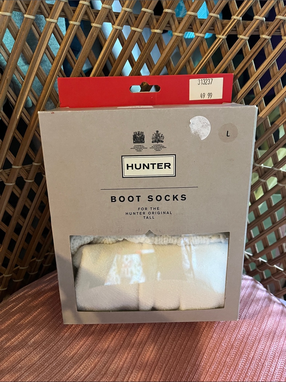 NWT HUNTER White Boot Socks - Tall
